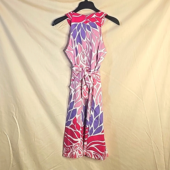 Muse women Floral dress, Size 4, Color: Pink, purple, white, lavender - Picture 6 of 9